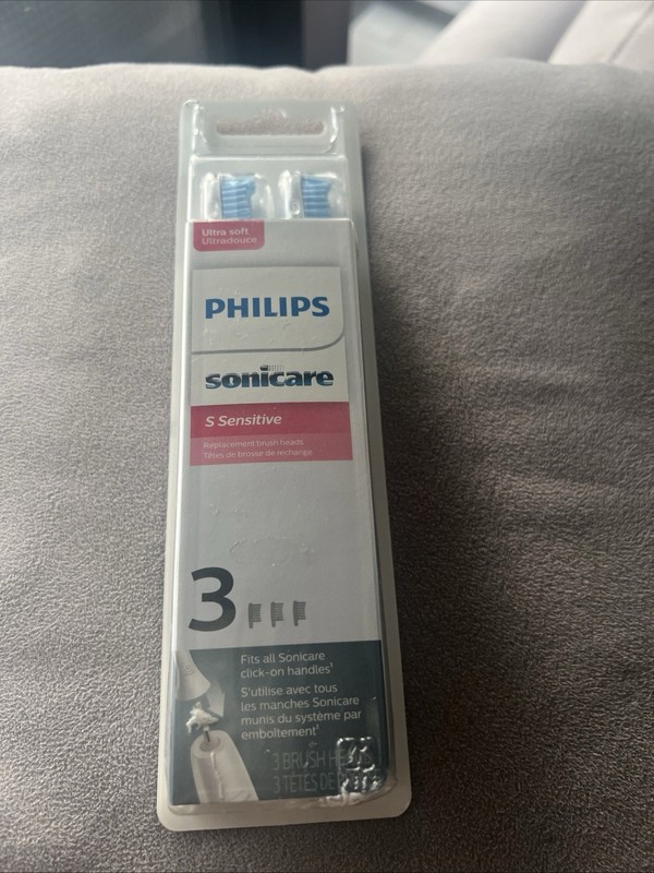 Philips Sonicare HX6053/64 Standard Ultra Soft Sensitive Brush Heads - Pack of 3