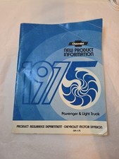 1975 Chevrolet New Product Information Passen...