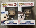 Funko Pop Stranger Things Steve Harrington #803 Scoops Ahoy & Alexei #923 Figure
