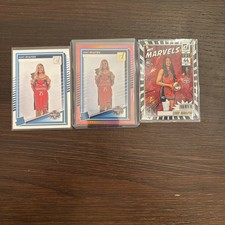 2025 Donruss WNBA Kiki Iriafen Holo Red /299, Net Marvels, Base (3)  (RC)