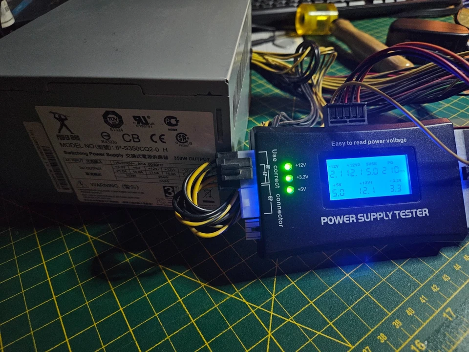 Power Man IP-S350CQ2-0 H 350W Power Supply -- TESTED - Image 2 of 4