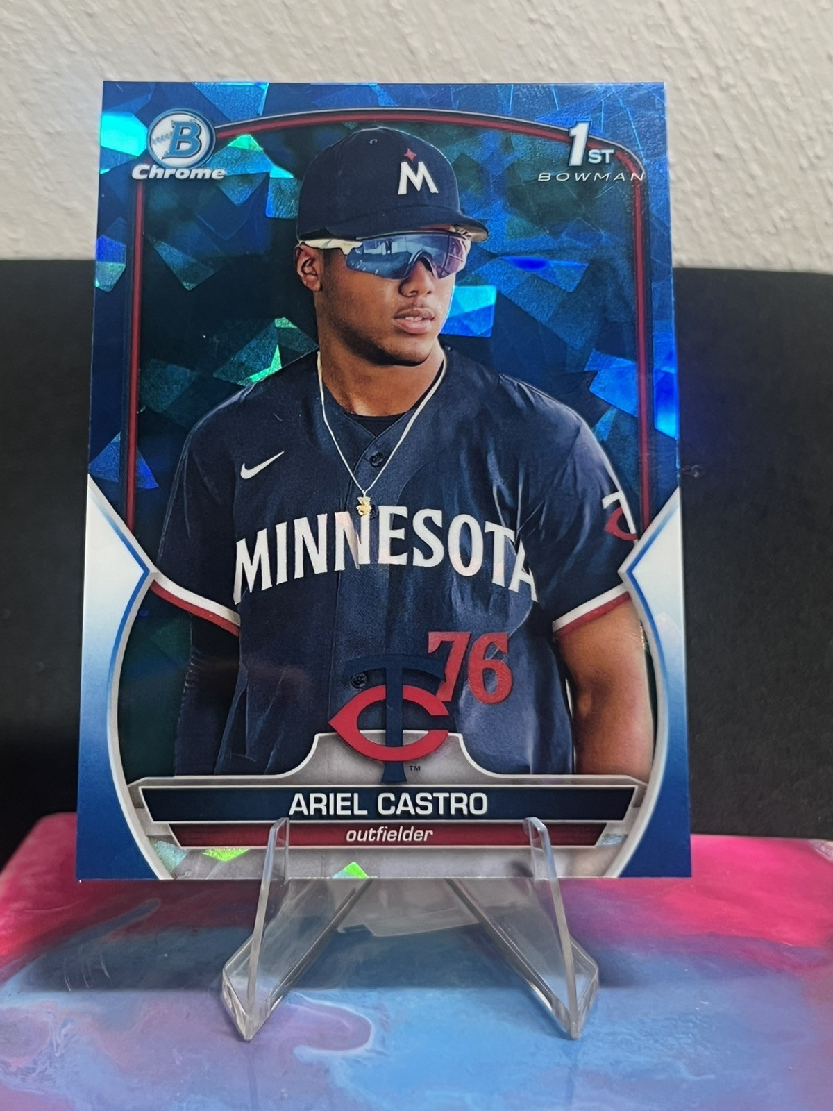 2023 Bowman Chrome Sapphire -  Ariel Castro 1st Bowman #BCP-203 - Twins