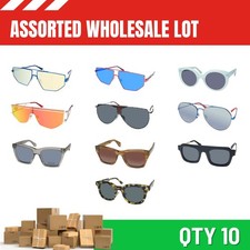 WHOLESALE ASSORTED LOT 10 DIFF SUNGLASSES discontinued designer blow-out modern