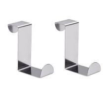 220Pcs Drawer Hook Stainless Steel Reversible over Door Cabinet Cupboard Door To