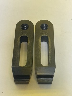 Moore Clamp Strap 1/4,5/1 6&3/8 Stud x 1 x3.5''L End Clamp Used Qty.2 (26JN63)