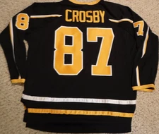 PITTSBURGH PENGUINS SIDNEY CROSBY  2X JERSEY UNIQUE NHL TEAM APPAREL SEWN JERSEY