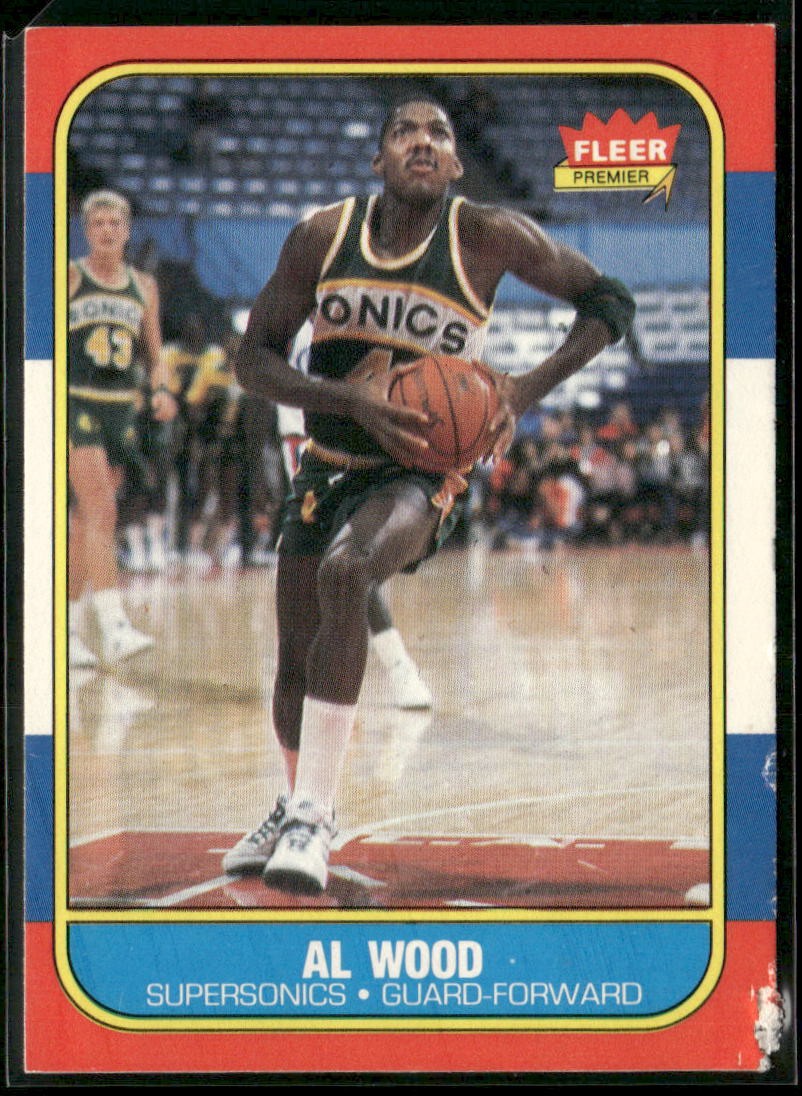 1986-87 Fleer #128 Al Wood FR/GD