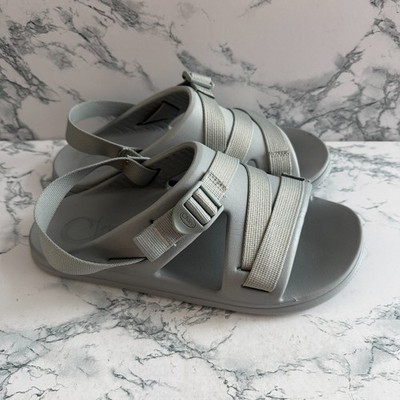 Chaco Women 9 Chillos Sport Sandal Slip On Shoe Gray Strappy Outdoor Sport Walk