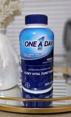 One A Day Men's Multivitamin, 300 Tablets Exp 06/2026 6 Key Vital Functions