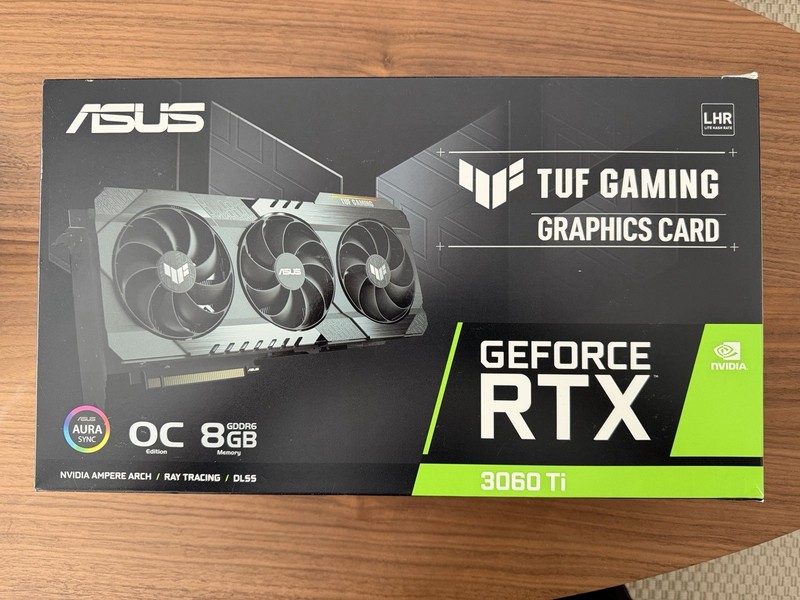 ASUS TUF Gaming GeForce RTX 3060 Ti OC V2 LHR 8GB GDDR6 Graphics Card
