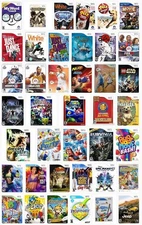 Nintendo Wii Games - Free Shipping - Pick & Choose - VG Refurbished