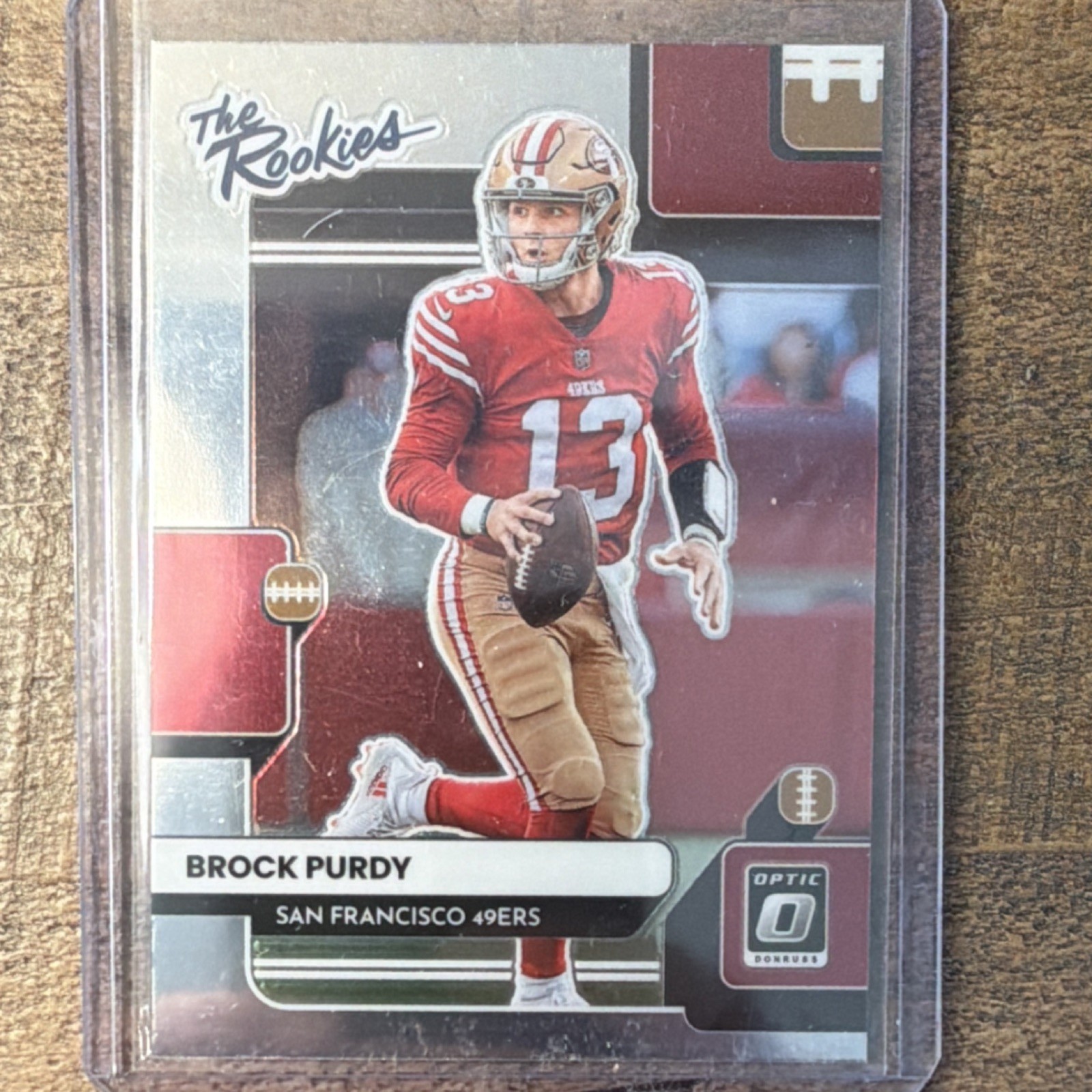 2022 Panini Donruss Optic The Rookies Brock Purdy Rookie Insert #TR-13 49ers NFL