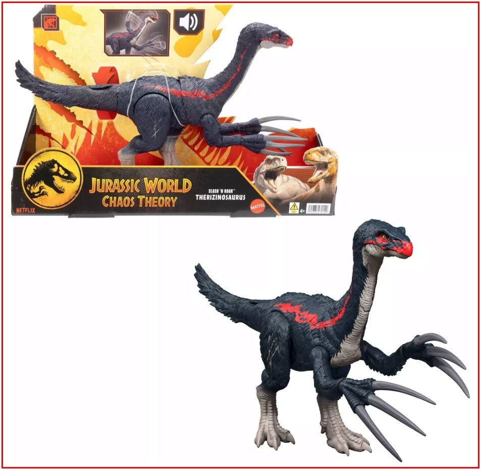 Jurassic World Chaos Theory Slash 'n Roar THERIZINOSAURUS Dinosaur