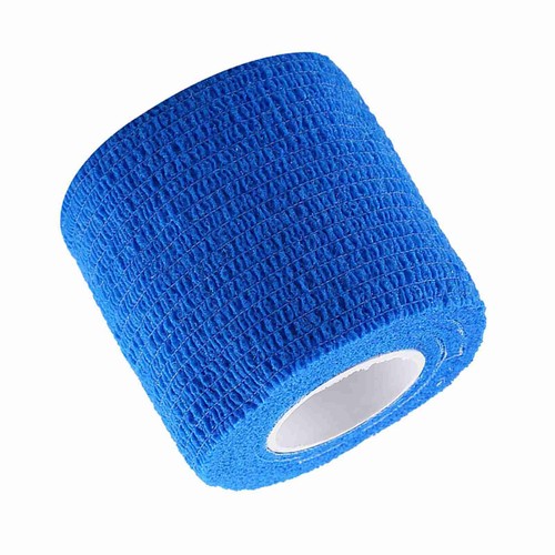 (Blue)5 Rolls Waterproof Self Adhesive Bandage Tape Finger Joints Wrap Care FA - Bild 10 von 22