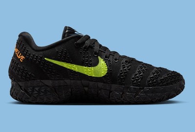Nike Ja 3 NY vs NY Black Total Orange Neon Yellow IM0464-001 sz