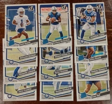 2023 Donruss NFL Football Team Set INDIANAPOLIS COLTS RICHARDSON RC