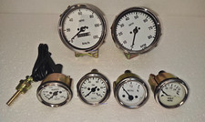 Smiths Kit 100mm Speedo 0-120KMH0-80RPM 52mm TempF OilPressure Fuel VoltGauge WC