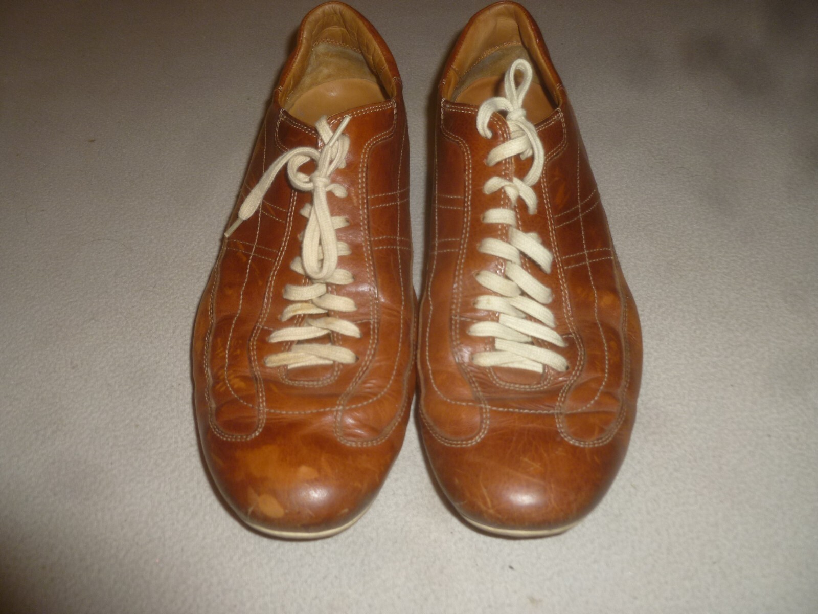 SAOLA SCARPE COLE HAAN MISURA 10M C05296 PELLE COMFORT OXFORD MARRONE UOMO CASUAL