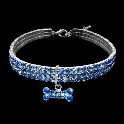 Collare Per Cane In Cristallo Diamante Bling Bling - Foto 3