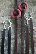 KL Select Red Barn Side Reins w/Donut