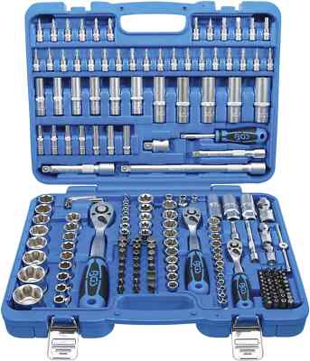 BGS 192 Nüsse Knarren Bits 1/4''-3/8''-1/2'' Steckschlüssel Koffer Kasten Werkzeuge