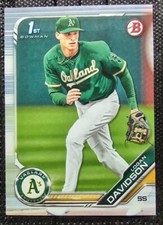 2019 Bowman Draft #BD10 Logan Davidson 1st - Oakland Athletics