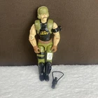 Vtg 1989 GI Joe ARAH Backblast Anti-Aircraft Solider v1 Action Figure + Monocle!