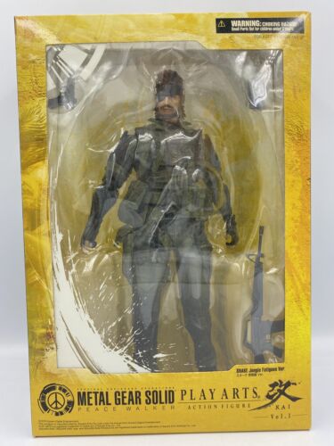 Square Enix Play Arts Kai Metal Gear Solid Peace Walker Snake Jungle Fatigues - Picture 1 of 9