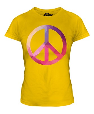 GEOMETRISCHES CND SYMBOL DAMEN T-SHIRT TEE SHIRT TOP 36 38 40 42 44 46 48