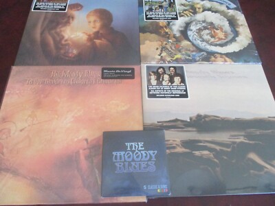 MOODY BLUES VERIFIED PICTURE FAVOUR QUESTION SOJOURN+CHILDREN 180G 4 LPS + 5 CDS