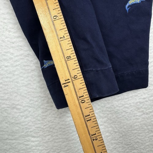 Polo Ralph Lauren Blue Shorts - Marlin Fish Embroidered - Men's 35 - Picture 8 of 11