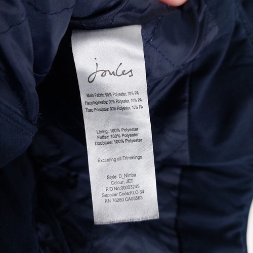 Joules Women's Navy Blue Nimba Quilted Waistcoat Size 12 - Picture 5 of 5