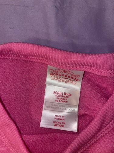 Wondershop Girls J'Adore Christmas Sweatshirt - Pink. Size M(8) NWT - Picture 2 of 2