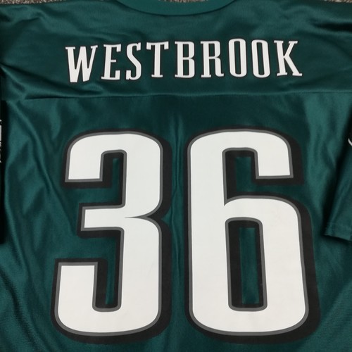 Vintage Philadelphia Eagles Brian Westbrook Jersey Green Mens 3XL - Picture 6 of 13