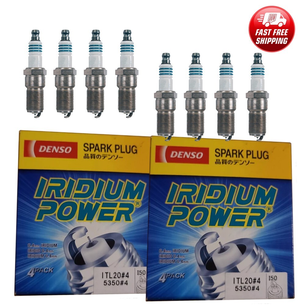 New Set of 8 Denso Iridium Power Spark Plug for Chrysler Dodge Jeep Rand Rover