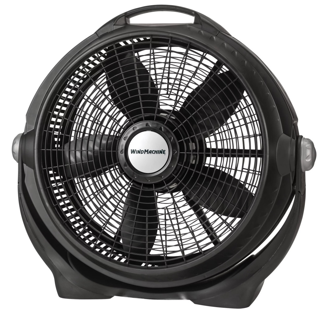 Lasko 20u0026#034; Wind Machine Air Circulator Floor Fan with 3 Speeds, A20302,  Black NEW | eBay