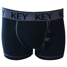 2-Pack KEY Mens Underwear Premium Quality Soft Great Fit, Polyester/Spandex 006
