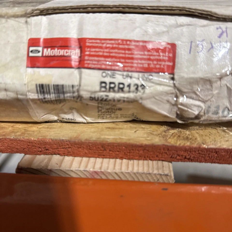 NUEVO Rotor de freno de disco delantero Motorcraft BRR133 Freestar Mercury Monterey 2004-2007 Foto 2 de 3