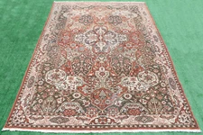 Turkish Rug 77''x114'' Vintage Light Muted Color Rug Oushak Carpet 196x292cm 6x9