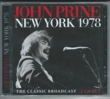 John Prine New York 1978 - The Classic Broadcast - NEW 2 CD Set