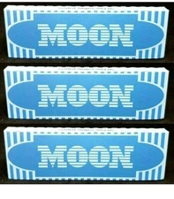 3 Packs Moon Blue Rice Rolling Papers Single Wide *Best Price* USA Shipped