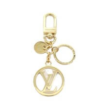 Authentic Louis Vuitton Bag Charm LV Circle M68000 Key Ring 246-000-446-4730