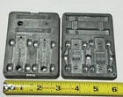 Vintage 1969 Mattel Hot Wheels Factory Plastix Short & Long Chasis Mold 4355