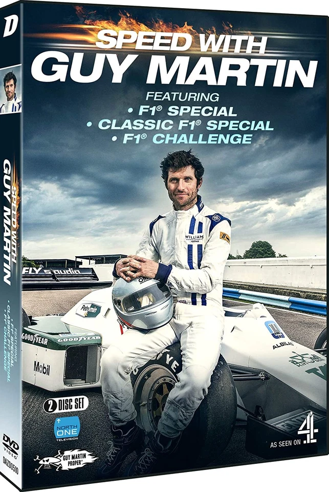Speed with Guy Martin: F1 Special/Classic F1 Special/F1 Challenge (DVD) - Image 3 of 3