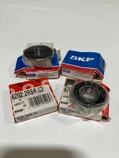 FAG  & SKF Bearing Lot 6203 RSJEM/6202.2RSR.C3  New/Old Stock Lot of 4