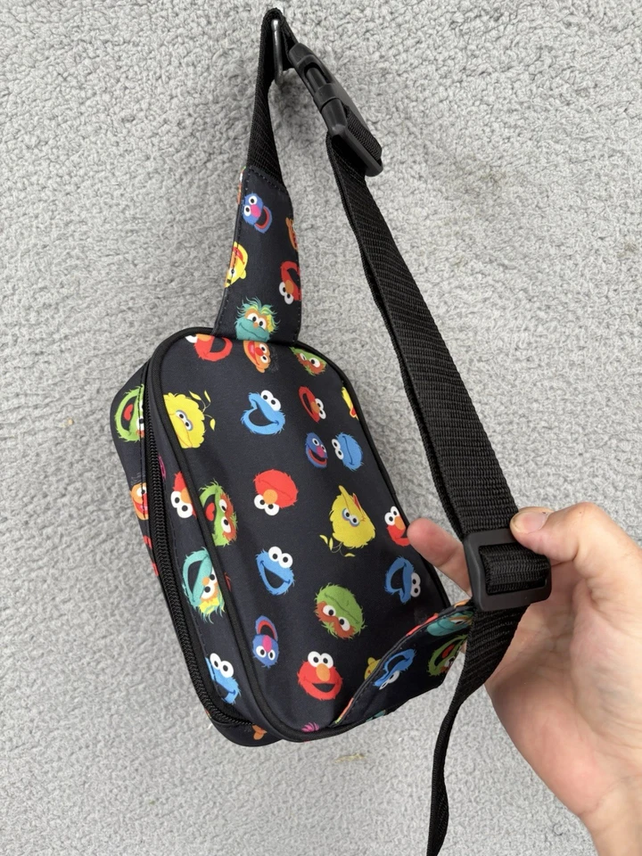 Bolso de transporte de vientre de juguete para niños Sesame Street Elmo & Big Bird 8 pulgadas Foto 3 de 4