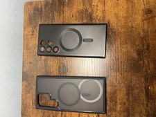 MagSafe Compatible Phone Case Magnetic Ring Insert Matte Black