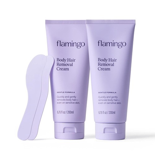 Flamingo Women's Body Hair Removal Cream - (2 Pack) 6.76 fl oz - Removes Hair fr - Picture 1 of 9