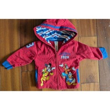 Vintage Disney Store Mickey  Friends embroidered zip up size 12-18m