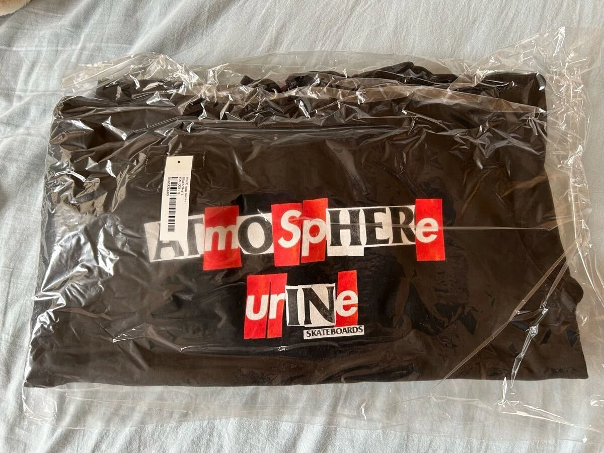 Sweat à capuche Supreme anti héros noir taille S bonnet à capuche
